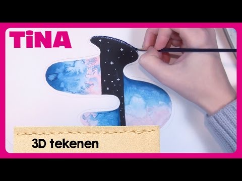 Imke leert je hoe 3D tekenen werkt! | Tina