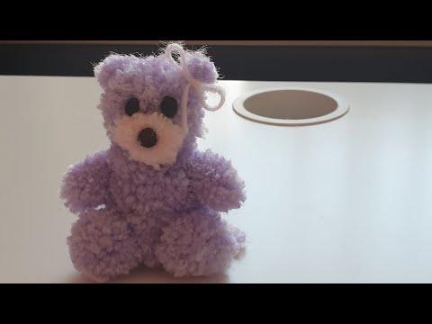 teddybeer van wol maken