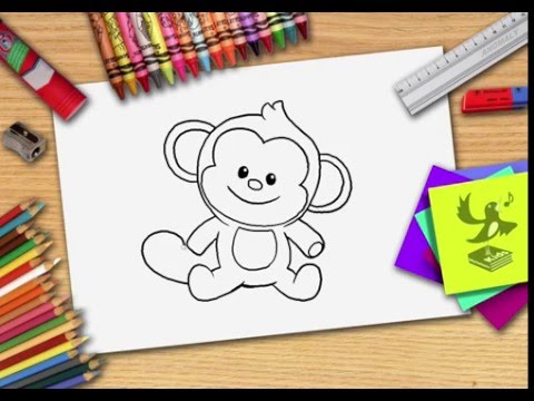 Hoe teken je een aap? Zelf een aapje leren tekenen