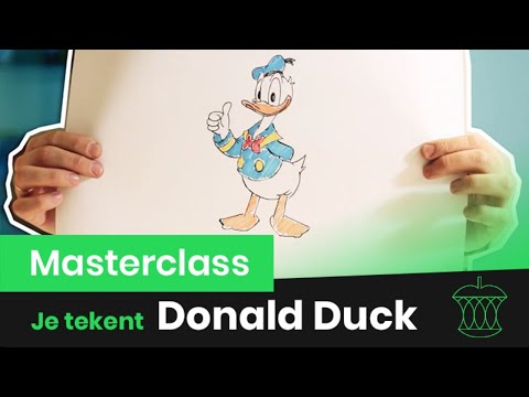 Donald Duck tekenen ✏️ | Klokhuis Masterclass