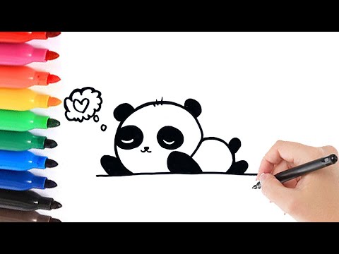 Hoe Teken Je Simpel Een Panda? Leren Tekenen Voor Beginners